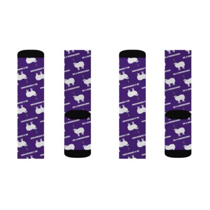 BE A EWENICORN Sublimation Socks - Image 10