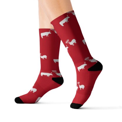 MOO Sheep Sublimation Socks - Image 9