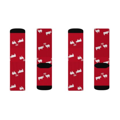 MOO Sheep Sublimation Socks - Image 10