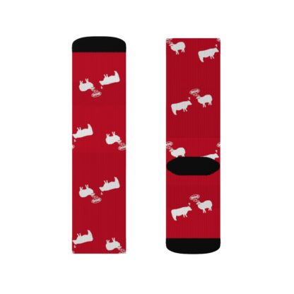 MOO Sheep Sublimation Socks - Image 11