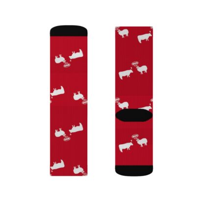 MOO Sheep Sublimation Socks - Image 12