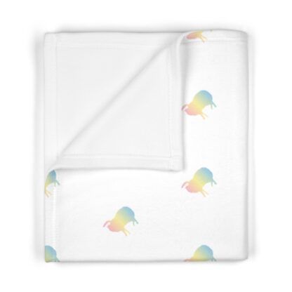 Cotton Candy Sheep Soft Fleece Baby Blanket - Image 3