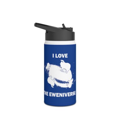 I LOVE THE EWENIVERSE Stainless Steel Water Bottle, Standard Lid - Image 10