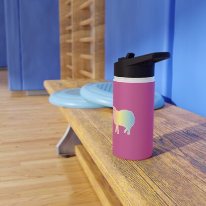 Cotton Candy Sheep Stainless Steel Water Bottle, Standard Lid - Image 14