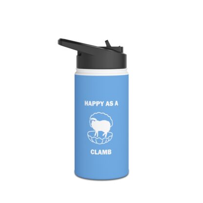 HAPPY AS A CLAMB Stainless Steel Water Bottle, Standard Lid - Image 10