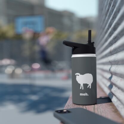 meh. Sheep Stainless Steel Water Bottle, Standard Lid - Image 13