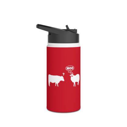 MOO Sheep Stainless Steel Water Bottle, Standard Lid - Image 10