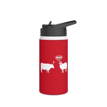 MOO Sheep Stainless Steel Water Bottle, Standard Lid - Image 11