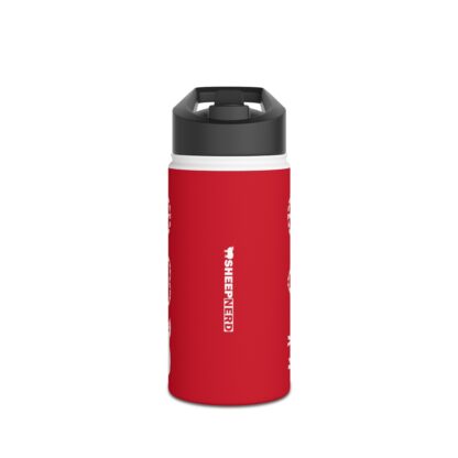 PEACE LOVE SHEEP Stainless Steel Water Bottle, Standard Lid - Image 8