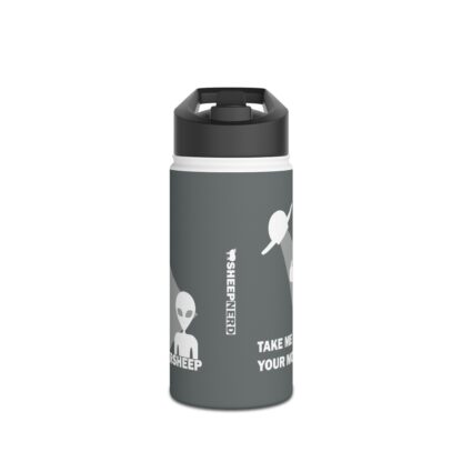 TAKE ME TO YOUR MOTHERSHEEP Stainless Steel Water Bottle, Standard Lid - Image 8