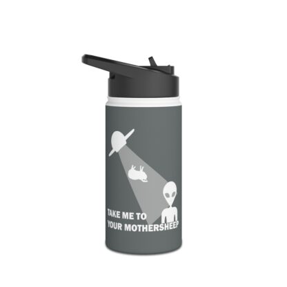 TAKE ME TO YOUR MOTHERSHEEP Stainless Steel Water Bottle, Standard Lid - Image 10