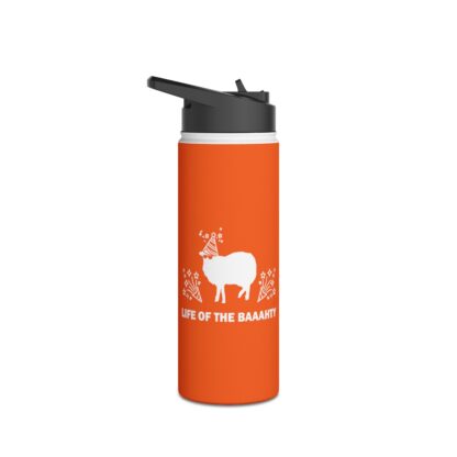 LIFE OF THE BAAAHTY Stainless Steel Water Bottle, Standard Lid