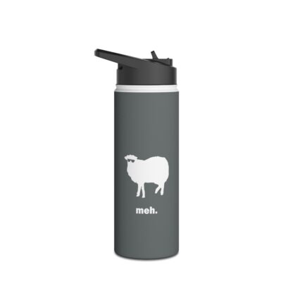 meh. Sheep Stainless Steel Water Bottle, Standard Lid