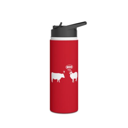 MOO Sheep Stainless Steel Water Bottle, Standard Lid - Image 4