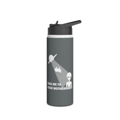 TAKE ME TO YOUR MOTHERSHEEP Stainless Steel Water Bottle, Standard Lid - Image 4