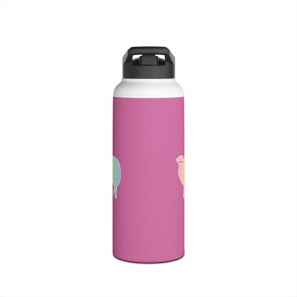 Cotton Candy Sheep Stainless Steel Water Bottle, Standard Lid - Image 16