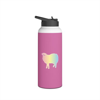 Cotton Candy Sheep Stainless Steel Water Bottle, Standard Lid - Image 17