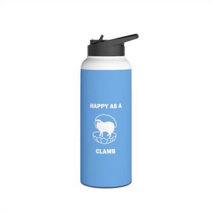 HAPPY AS A CLAMB Stainless Steel Water Bottle, Standard Lid - Image 18