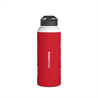 PEACE LOVE SHEEP Stainless Steel Water Bottle, Standard Lid - Image 15