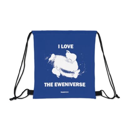 I LOVE THE EWENIVERSE Outdoor Drawstring Bag - Image 2