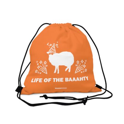 LIFE OF THE BAAAHTY Outdoor Drawstring Bag - Image 4