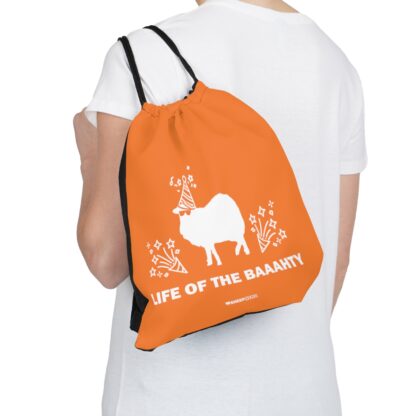 LIFE OF THE BAAAHTY Outdoor Drawstring Bag - Image 5