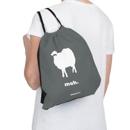 meh. Sheep Outdoor Drawstring Bag