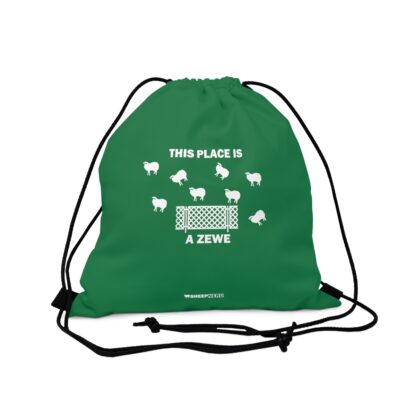 THIS PLACE IS A ZEWE Outdoor Drawstring Bag - Image 4