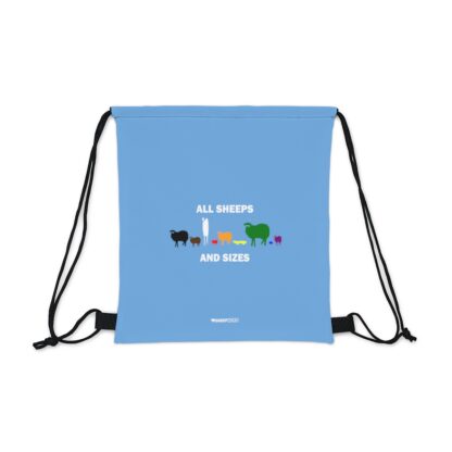 ALL SHEEPS AND SIZES Outdoor Drawstring Bag - Image 2