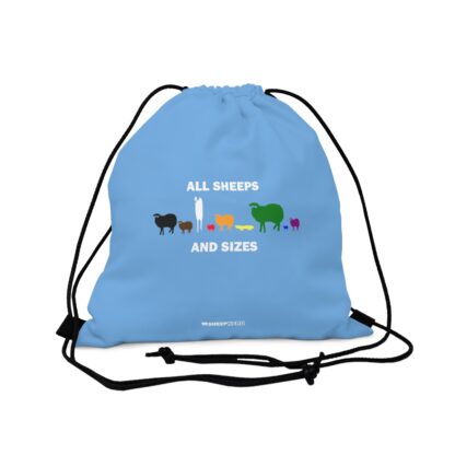 ALL SHEEPS AND SIZES Outdoor Drawstring Bag - Image 4