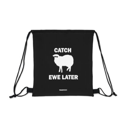 CATCH EWE LATER Outdoor Drawstring Bag - Image 2