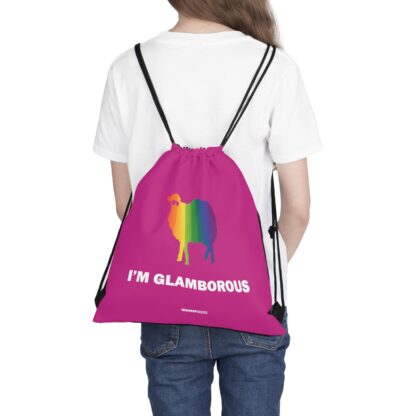 I'M GLAMBOROUS Outdoor Drawstring Bag