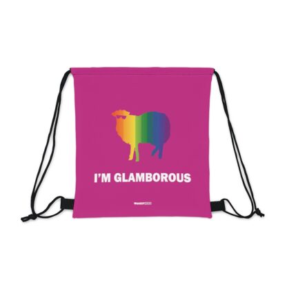 I'M GLAMBOROUS Outdoor Drawstring Bag - Image 2