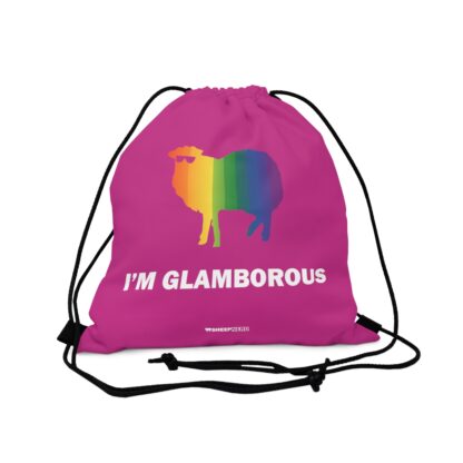 I'M GLAMBOROUS Outdoor Drawstring Bag - Image 4