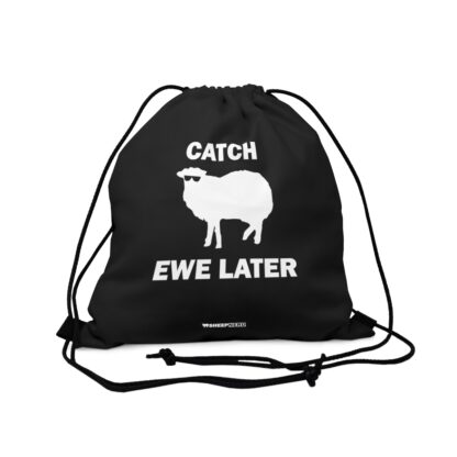 CATCH EWE LATER Outdoor Drawstring Bag - Image 4