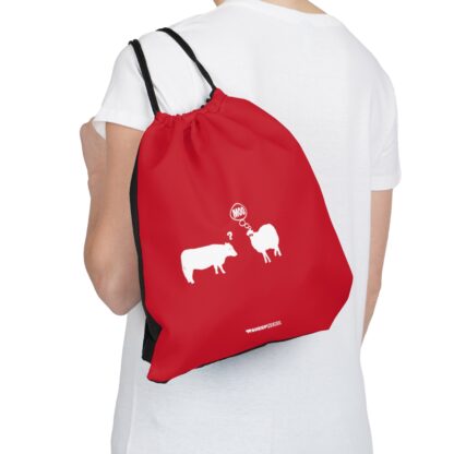 MOO Sheep Outdoor Drawstring Bag