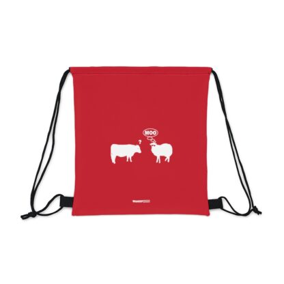 MOO Sheep Outdoor Drawstring Bag - Image 2