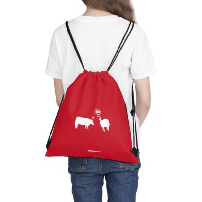 MOO Sheep Outdoor Drawstring Bag - Image 5