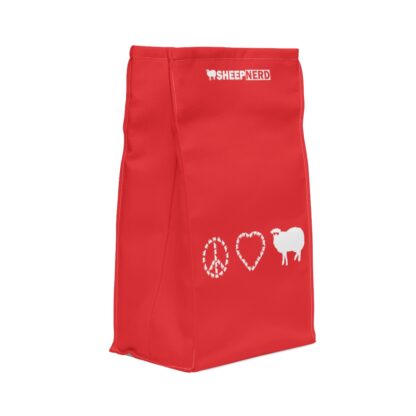 PEACE LOVE SHEEP Polyester Lunch Bag - Image 4