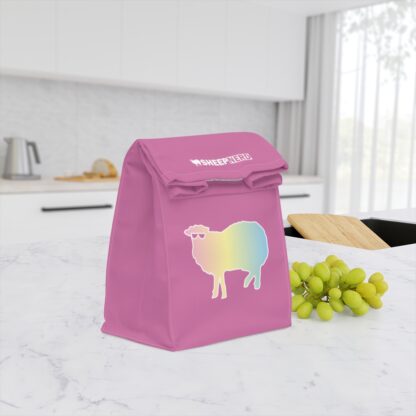 Cotton Candy Sheep Polyester Lunch Bag - Image 7