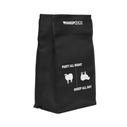 PARTY ALL NIGHT SHEEP ALL DAY Polyester Lunch Bag - Image 4