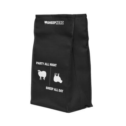 PARTY ALL NIGHT SHEEP ALL DAY Polyester Lunch Bag - Image 5