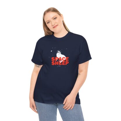 SPACE SHEEP Unisex Heavy Cotton Tee - Image 147