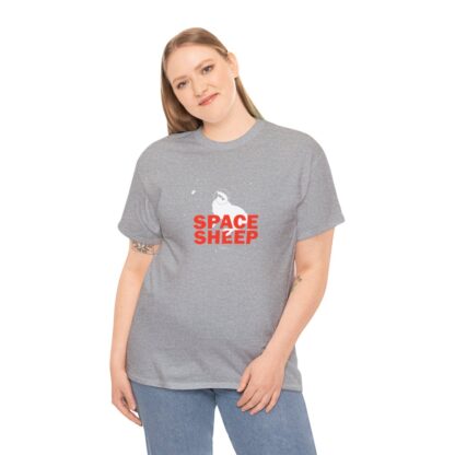 SPACE SHEEP Unisex Heavy Cotton Tee - Image 66