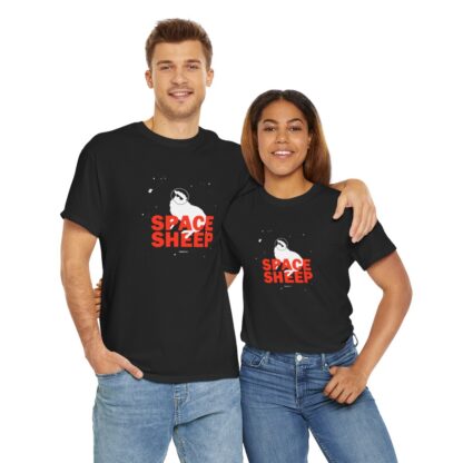 SPACE SHEEP Unisex Heavy Cotton Tee - Image 51