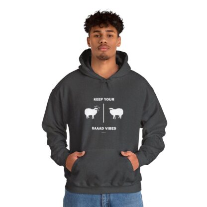 KEEP YOUR BAAAD VIBES Unisex Heavy Blend™ Hooded Sweatshirt - Image 85