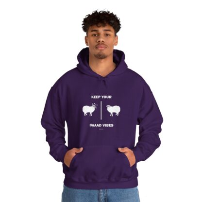 KEEP YOUR BAAAD VIBES Unisex Heavy Blend™ Hooded Sweatshirt - Image 7