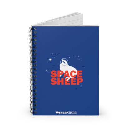 SPACE SHEEP Spiral Notebook - Ruled Line - Image 2