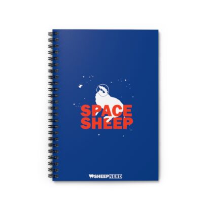 SPACE SHEEP Spiral Notebook - Ruled Line