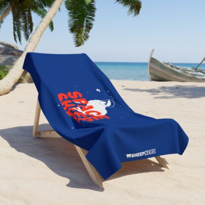 SPACE SHEEP Beach Towel - Image 2